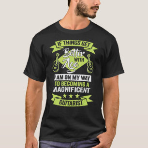Ein großartiger Gitarrist Gitarrespieler Geburtsta T-Shirt