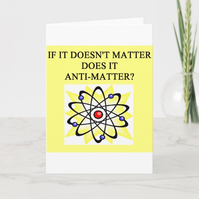 Ein großartiges Physik-Design Karte (Vorderseite)