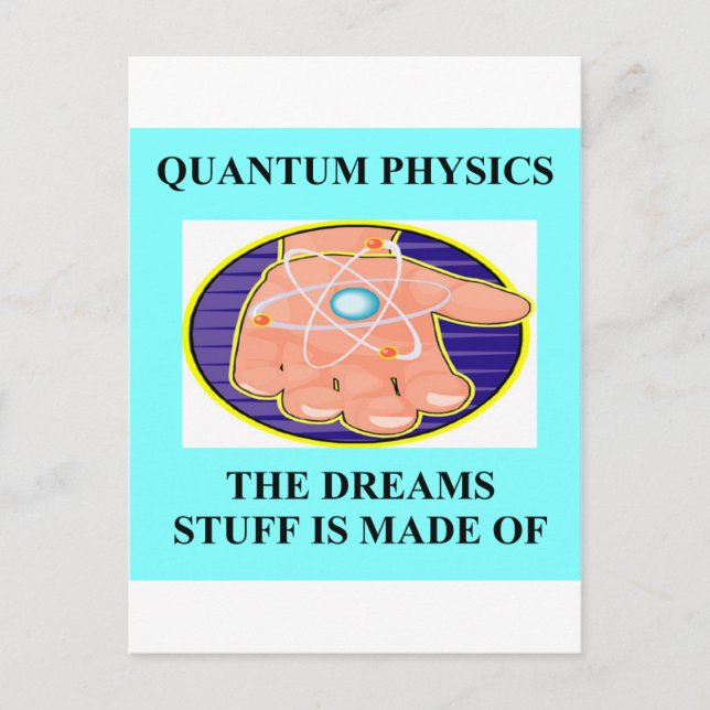 Ein großartiges Physik-Design Postkarte (Vorderseite)