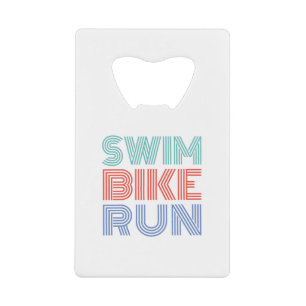 Ein großartiges Triathlon-Geschenk für Ihren Freun Geldbeutel Flaschenöffner