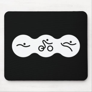 Ein großartiges Triathlon-Geschenk für Ihren Freun Mousepad