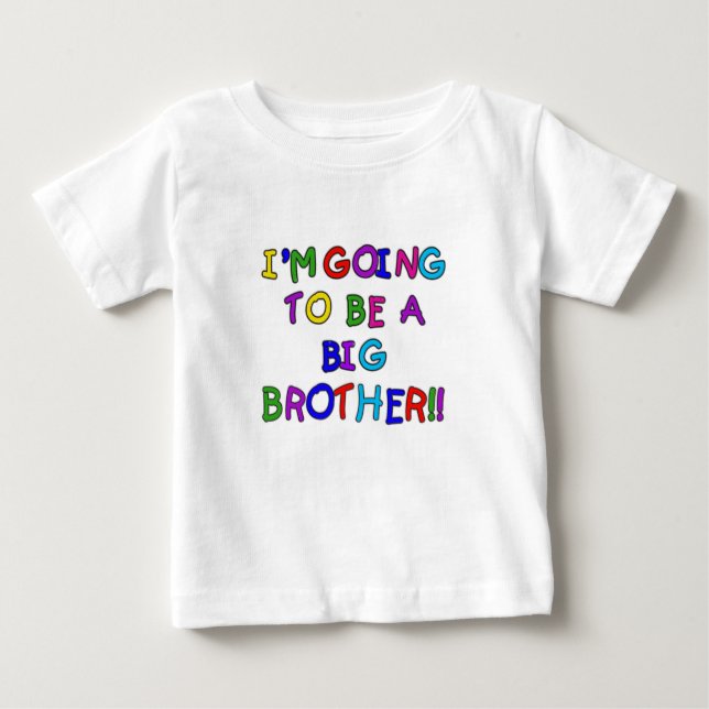 Ein großer Bruder Baby T-shirt (Vorderseite)
