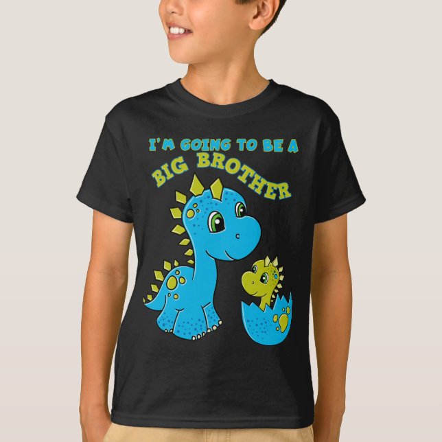 Ein großer Bruder Dinosaurier T-Shirt (Vorderseite)