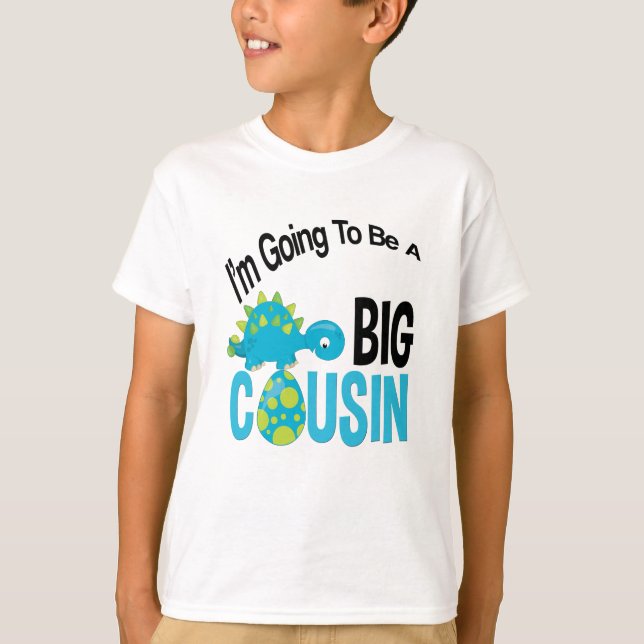 Ein großer Cousin-Dinosaurier-T - Shirt (Vorderseite)