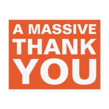 Ein großer Dank an die Postkarte