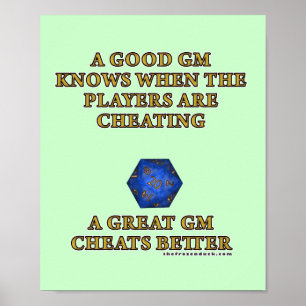 Ein großer DM schlägt besser Poster