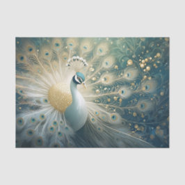 Ein großer Eingang, weißes Feathers Peacock Finery Seidenpapier