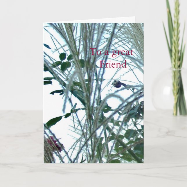 Ein großer Freund Karte (Vorderseite)