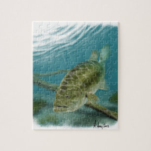 Ein großer Mund-Baß Puzzle