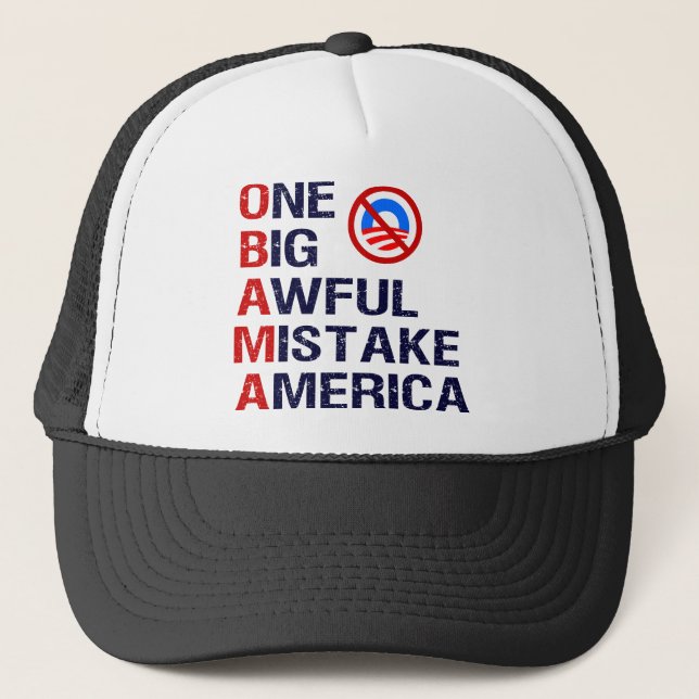 Ein großer schrecklicher Fehler, Amerika Truckerkappe (Vorderseite)