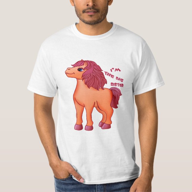 Ein großer Sister Pony-T - Shirt (Vorderseite)