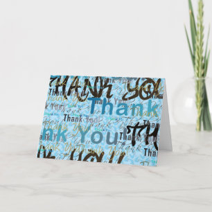 Ein großes großes DANKEN IHNEN Dankeskarte
