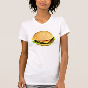 Ein großes Juicy-Cheeseburger-Foto T-Shirt