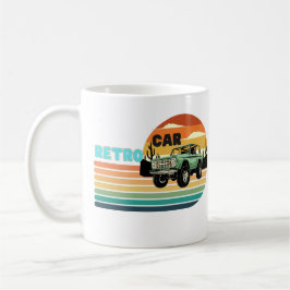 Ein großes Retro-Auto Kaffeetasse