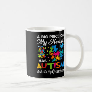 Ein großes Stück meines Herzens hat Autismus und e Kaffeetasse
