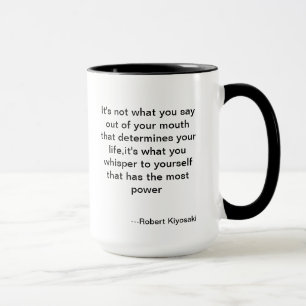 Ein großes Zitat vom reichen Vater Tasse