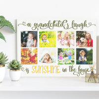 Ein Großkinder-Lächeln 8 Fotokollage Hand geschrie