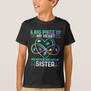 Ein Großteil meines Herzens hat Autismus und sie i T-Shirt