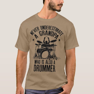 Ein Großvater, der auch ein trommlerisches Funny  T-Shirt