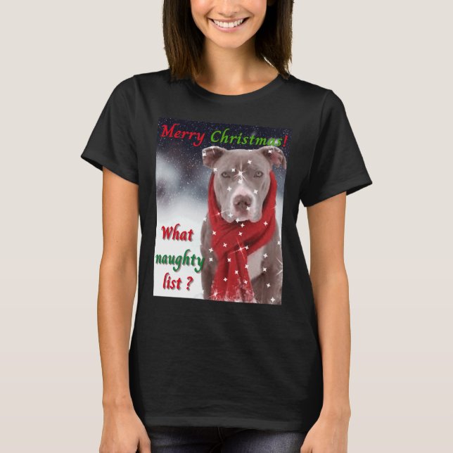 Ein Grubenbull oder Staffordshire Bull Terrier Dog T-Shirt (Vorderseite)
