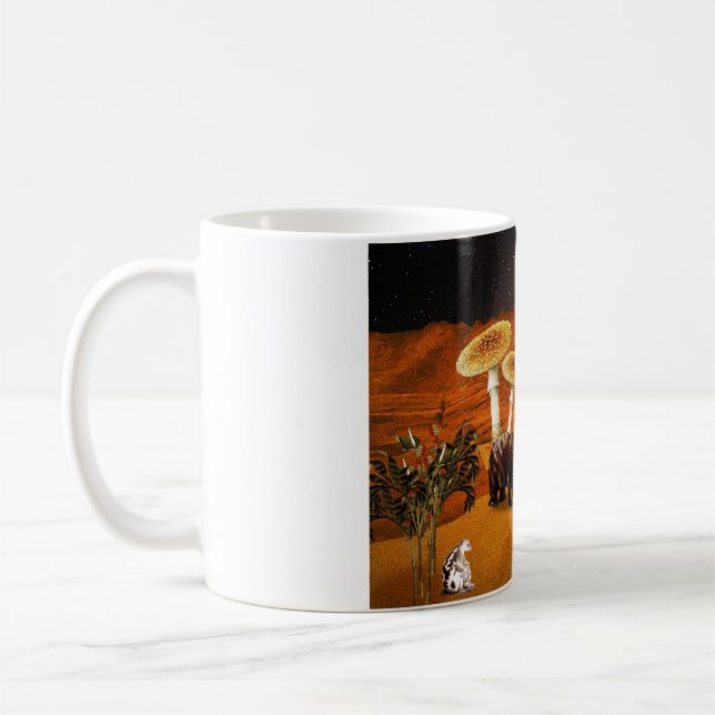 Ein grüner, atmender Planet Kaffeetasse (Links)