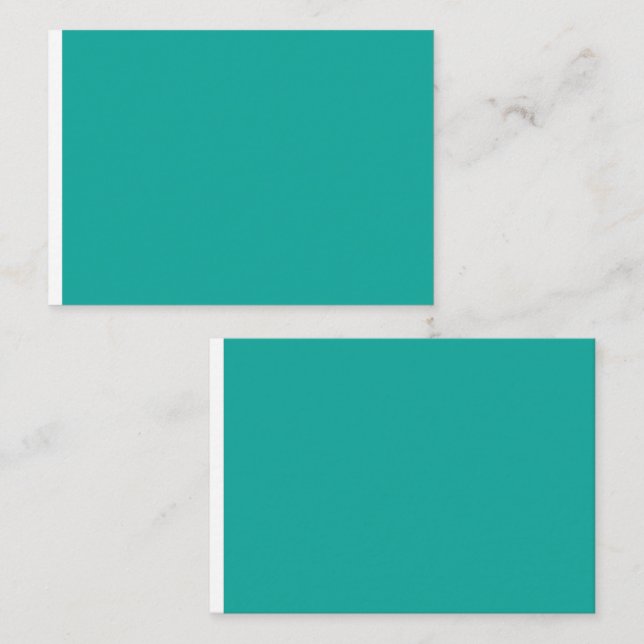 ein grüner Hintergrund mit Platzkarte (Vorne/Hinten)