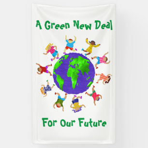 Ein grüner New Deal für unsere Zukunft Banner