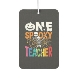 Ein gruseliger Halloween-Lehrer-Design_1 Autolufterfrischer