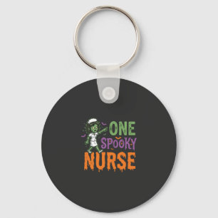 Ein gruseliger Halloween-Nurse-Design (2)_1 Schlüsselanhänger