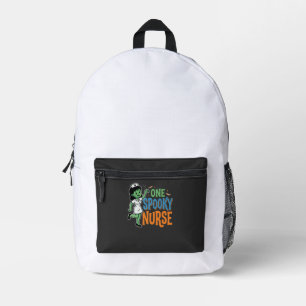 Ein gruseliger Krankenpfleger Halloween-Design Bedruckter Rucksack