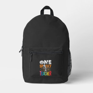 Ein gruseliger Lehrer Halloween-Design_1 Bedruckter Rucksack