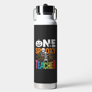 Ein gruseliger Lehrer Halloween-Design_1 Trinkflasche