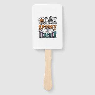 Ein gruseliger Lehrer Halloween Vektor Design_1 Fächer