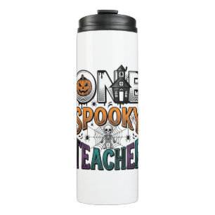 Ein gruseliger Lehrer Halloween Vektor Design_1 Thermosbecher