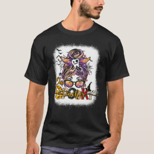 Ein gruseliger Lehrer unordentlicher Dutt Hallowee T-Shirt
