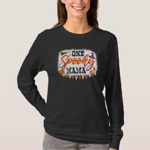 Ein gruseliger Mama-Halloween-Bleichmittel T-Shirt