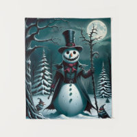 Ein gruseliger Schneemann