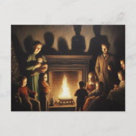 Ein gruseliger Spuk Horror Postkarte