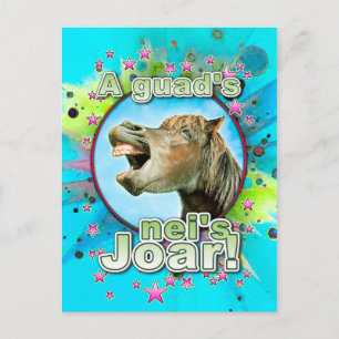 Ein Gruß neis Joar! Postkarte