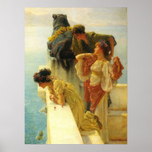 Ein günstiger Aussichtspunkt von Sir Lawrence Alma Poster