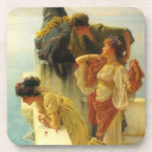 Ein günstiger Punkt von Sir Lawrence Alma-Tadema Getränkeuntersetzer
