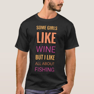 Ein Gussfischen verdunsten T-Shirt