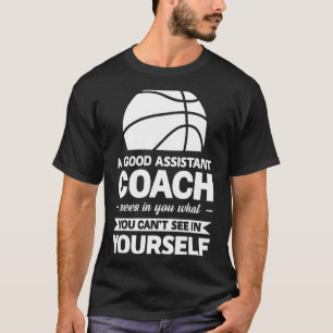 Ein guter Assistenztrainer sieht Sport T-Shirt