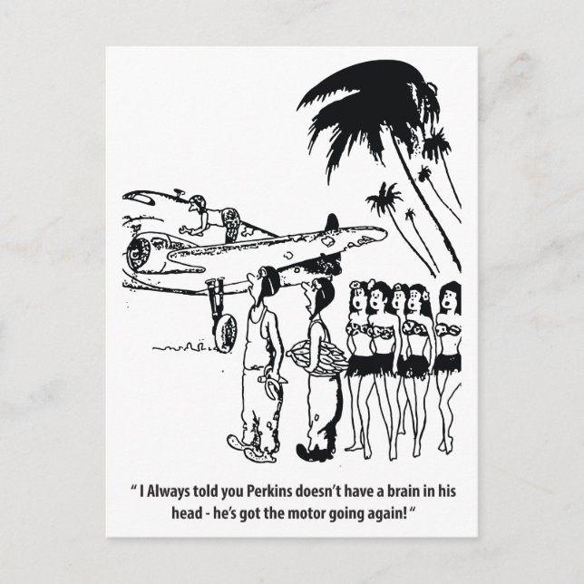 Ein guter Mechaniker, lustig, Vintag Postkarte (Vorderseite)