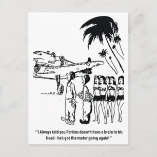 Ein guter Mechaniker, lustig, Vintage Postkarte