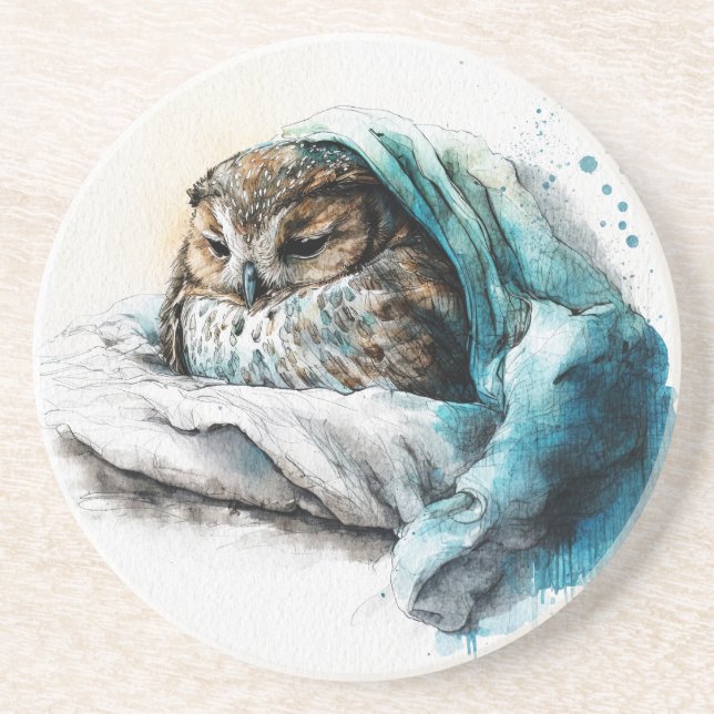 Ein guter Nickerchen Untersetzer (Vorne)