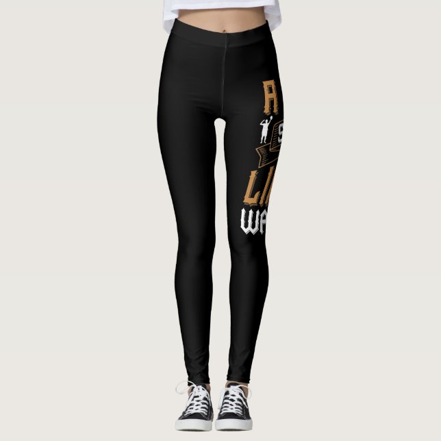 Ein guter Setter ist wie ein Kellner-01 Leggings (Vorderseite)