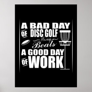 Ein guter Start in den Tag mit dem Golf von Disk Poster