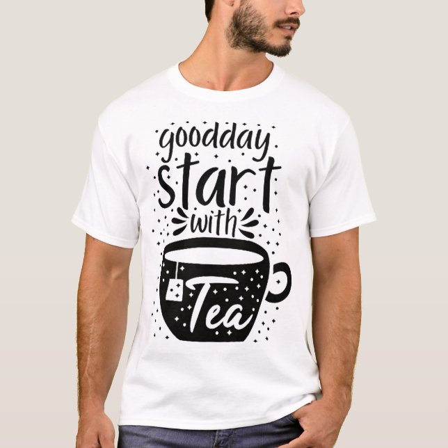 Ein guter Start in den Tag mit Tee (Vorderseite)