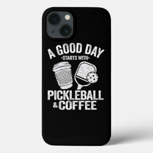 Ein guter Tag beginnt mit einem Pickleball-Kaffee- Case-Mate iPhone Hülle